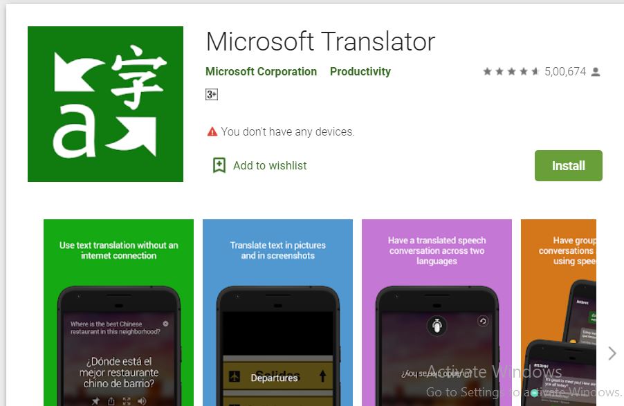 microsoft translator