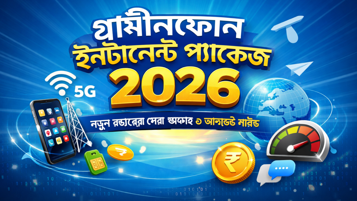 গ্রামীণফোন ইন্টারনেট প্যাকেজ